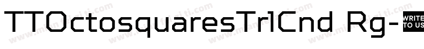 TTOctosquaresTrlCnd Rg字体转换